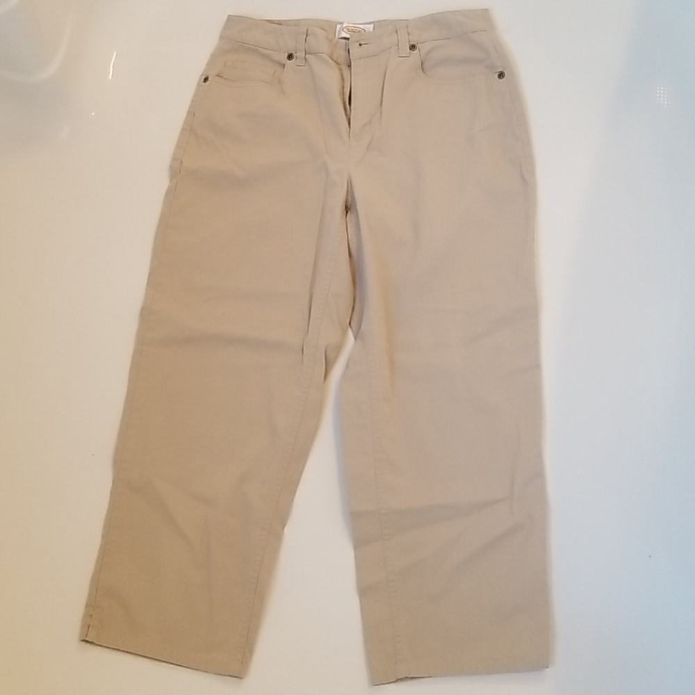 Talbots Capri Stretch Pants Size 4
